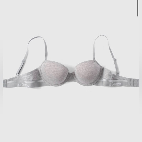 La Senza Chill Grey Heather Lightly Lined Demi Bra - Picture 1 of 2